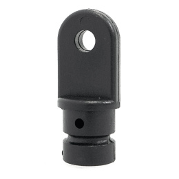 Наконечник рамы тента внутренний 16 мм, черный пластмассовый (CS0005-B)